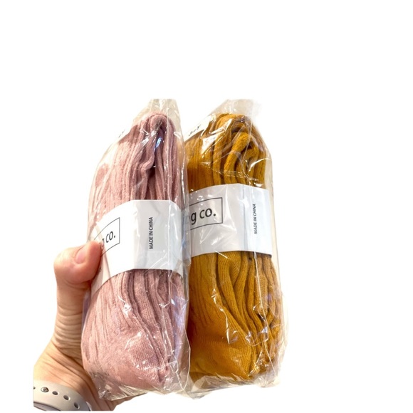 Little Stocking Co Other - 2 Pack Little Stocking Co. Cable Knit Tights
